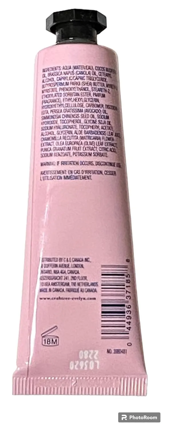 Crabtree & Evelyn Rosewater Hand Therapy .9 oz SET OF 4