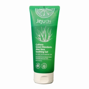 Cuthera Green Mandarin Aloe Vera Vitamin Soothing Gel 6.76 Fl Oz - Hydrating, Nourishing, Moisturizing, Trouble care, skin calming, Korean Skincare