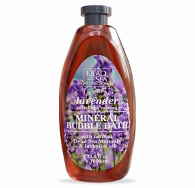 Dead Sea Collection Bubble Bath for Women and Men - with Lavender Oil and Pure Minerals - Nourishing and Moisturizing Skin - 33.8 Fl. Oz