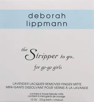 Deborah Lippmann The Stripper Nail Polish Remover, Fast-Acting Hydrating Aloe Vera to Prevent Dryness & No Chalky Residue Lavender Scent