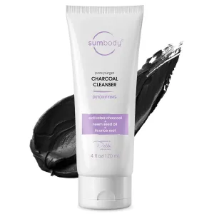 Deep Pore Cleaner Detoxifying Face Wash for Oily Skin Charcoal Cleanser - Daily Moisturizing Face Wash for Men, Women, and Teens, Hydrating Gentle Face Cleanser for Sensitive Skin, Made in USA