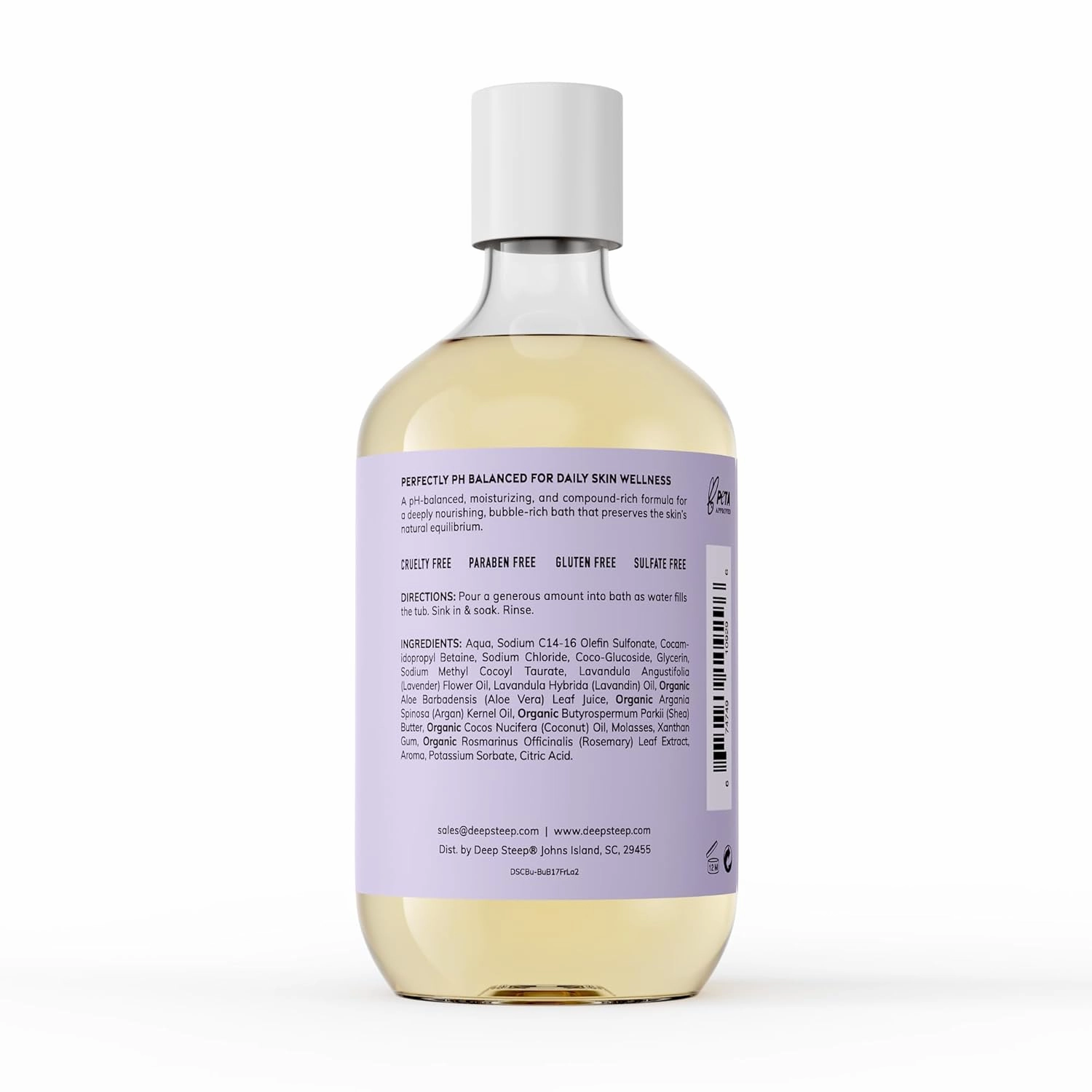 Deep Steep Bubble Bath, 17 Ounce (Pack of 2) (Fresh Lavender)