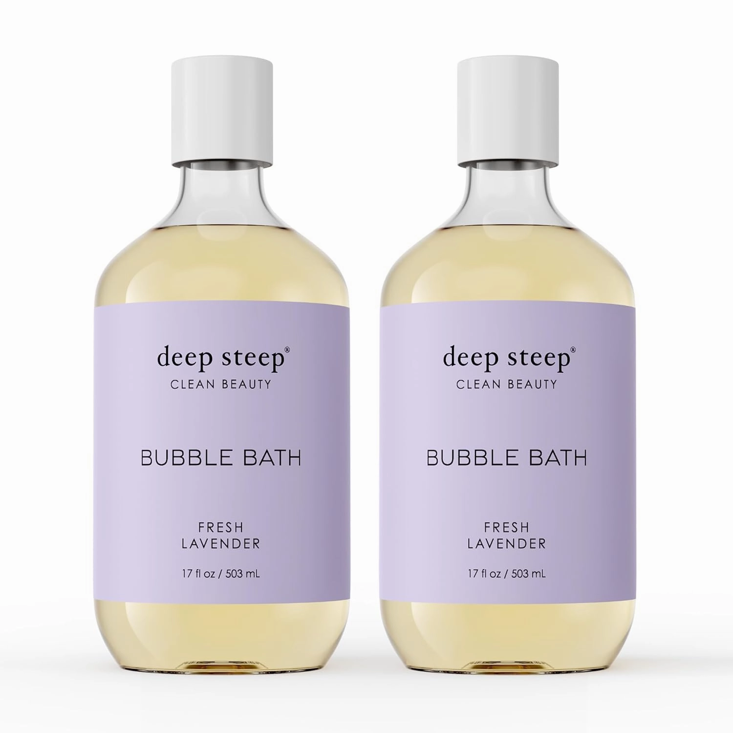 Deep Steep Bubble Bath, 17 Ounce (Pack of 2) (Fresh Lavender)
