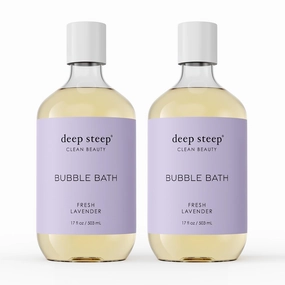 Deep Steep Bubble Bath, 17 Ounce (Pack of 2) (Fresh Lavender)