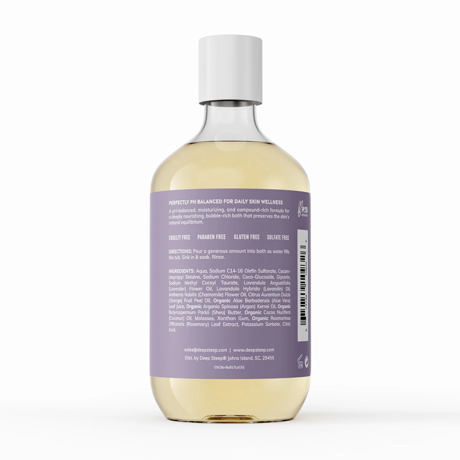 Deep Steep Bubble Bath, 17 Ounce (Pack of 2) (Lavender Chamomile)