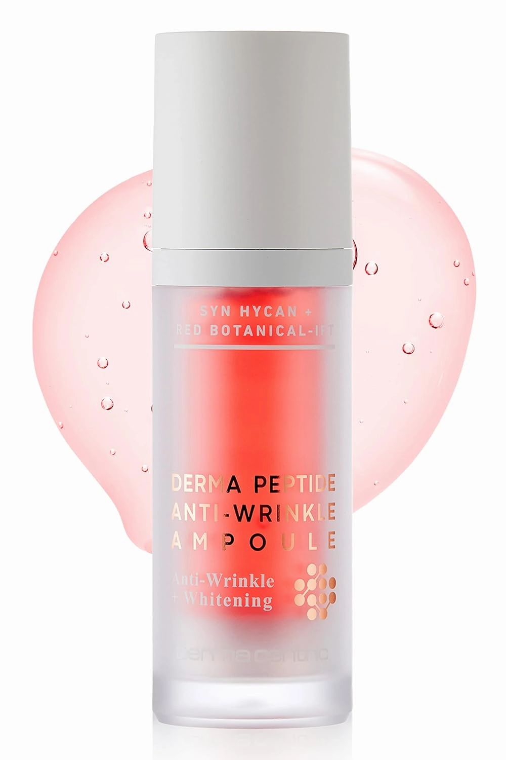 Derma Peptide Ampoule | Vegan Korean Skincare Face Serum with Niacinamide & Centella Asiatica | Hydrating, Pore-Refining & Brightening Serum (1.01 fl oz)