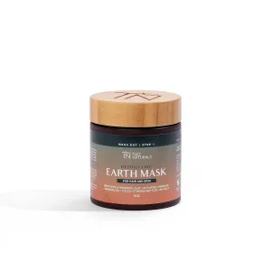 Detoxifying Earth Mask – Clarifying & Nourishing Clay Mask for Scalp & Hair – Removes Buildup, Balances Oils, Promotes Healthy Growth – Natural, Vegan, Mineral-Rich Treatment, 8 oz