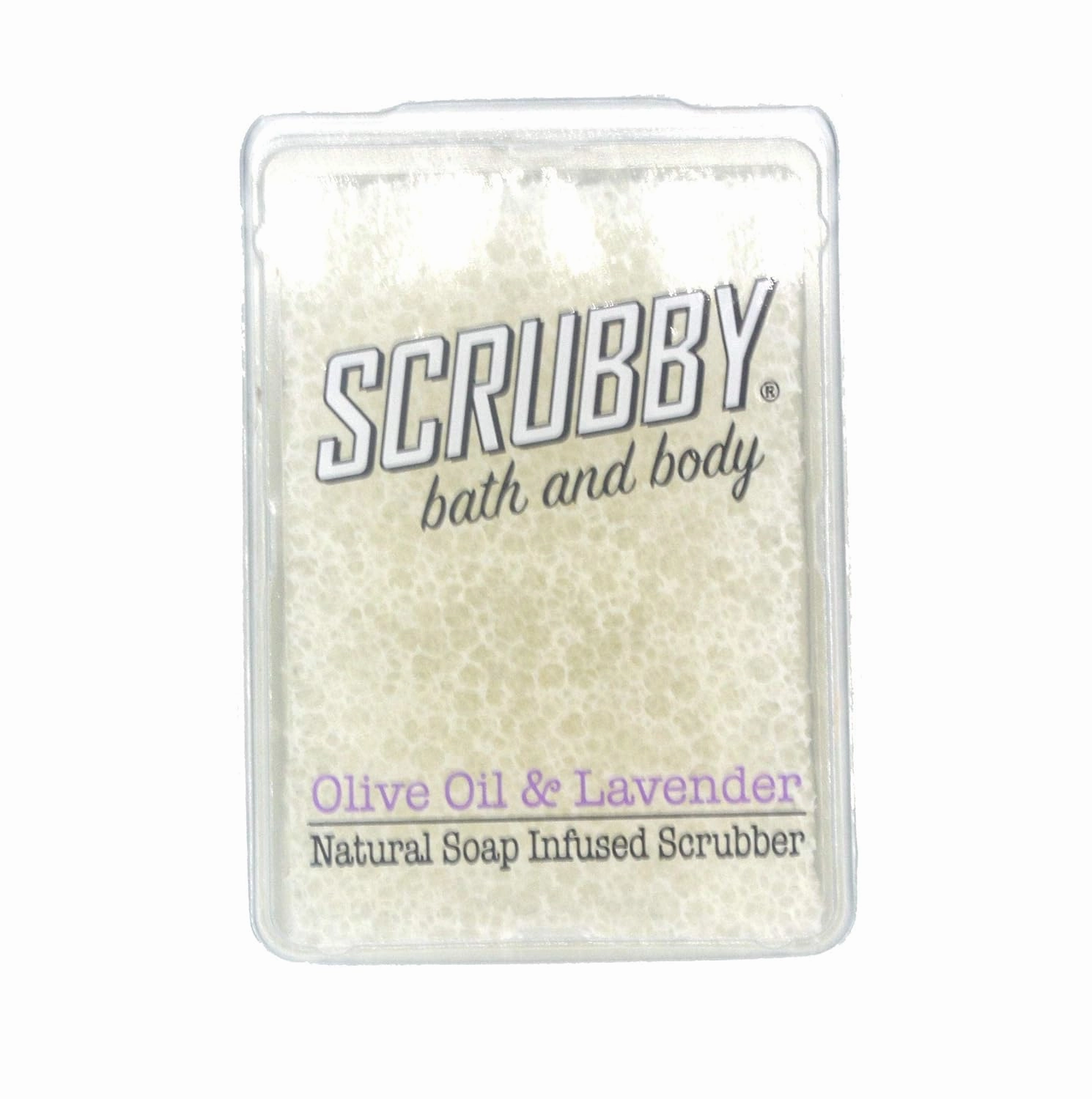 Dixie Belle Scrubby Soap | Olive Oil & Lavender | Scented Natural Soap Infused Scrubber | Exfoliating and Hydrating Bar Soap | Bath & Body Soap
