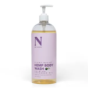 Dr. Natural Hemp Body Wash, Lavender, 32 oz - Pure Plant-Based Body Wash - Deep Cleansing and Moisturizing with Organic Shea Butter - Enriched with Hemp Seed Oil - Suitable for Sensitive Skin