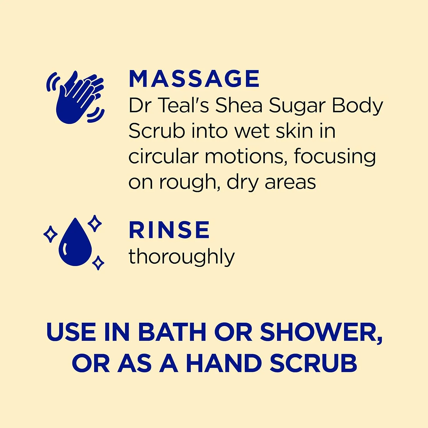 Dr Teal's Shea Sugar Scrub, Prebiotic Lemon Balm, 19 oz (Pack of 3)