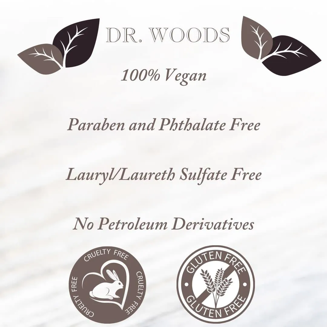 Dr. Woods Pure Peppermint Liquid Castile Soap, 32 Ounce (Pack of 2)