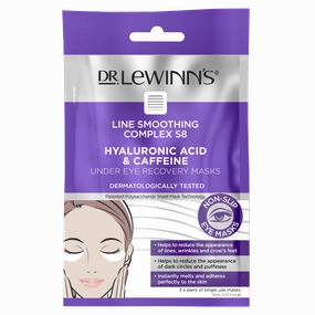 Dr LeWinn's Line Smoothing Complex Hyaluronic Acid & Caffeine Under Eye Recovery Masks 3 Pairs