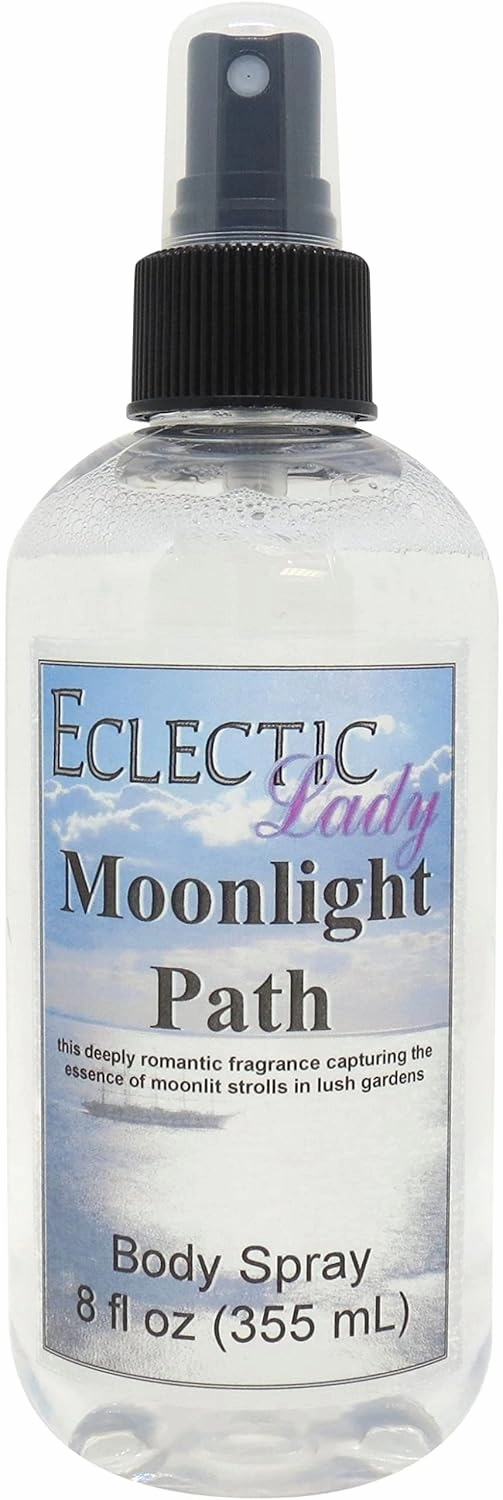 Eclectic Lady Moonlight Path Body Spray, 8 ounces, Body Mist for Women with Clean, Light & Gentle Fragrance, Cologne with Soft, Subtle Aroma For Daily Use