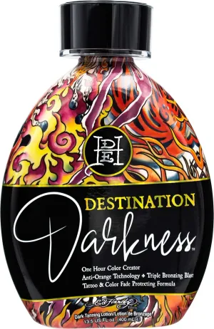 Ed Hardy Tanning Destination Darkness - One Hour Color Creator Anti-Orange Dark Tanning Lotion 13.5 oz.