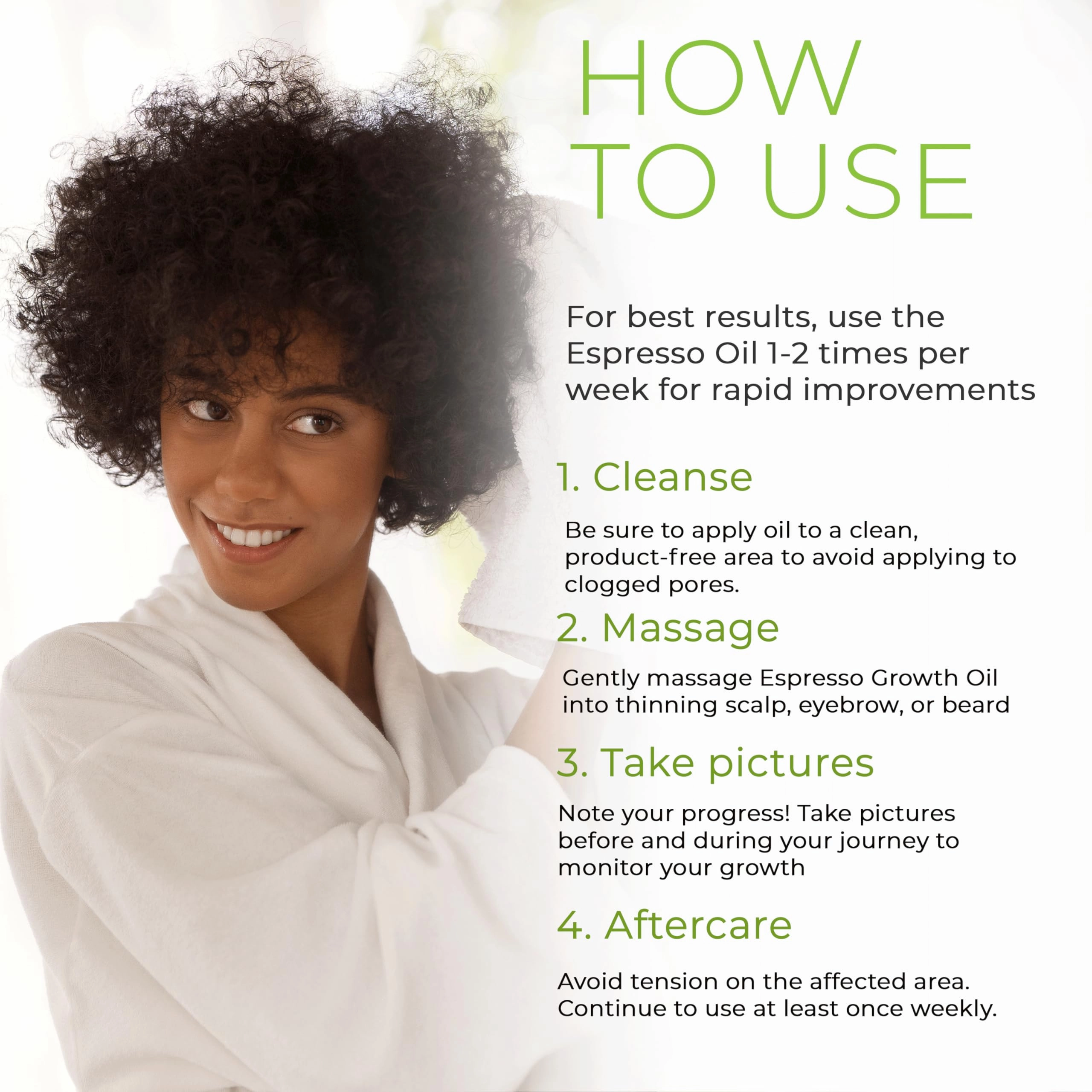Edge Entity Espresso Hair Growth Oil 2oz – Blend of Castor Oil and Avocado Oil Infused with Coffee Beans, Amla and Ashwagandha for Thicker, Nourished Hair - Ideal for Kinky, Coily and Damaged Hair