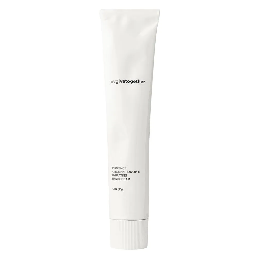 evolvetogether Hydrating Hand Cream for Women & Men | Nourishes, Protects & Moisturizes Dry Hands | No Sticky or Greasy Residue | Cruelty-Free, Paraben-Free | Made in USA (Provence, 1.7 Oz)