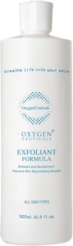 Exfoliant Formula – Liquid Based Face Serum, Professional Use for Oxygen Facial (500 ml/1.69 oz)