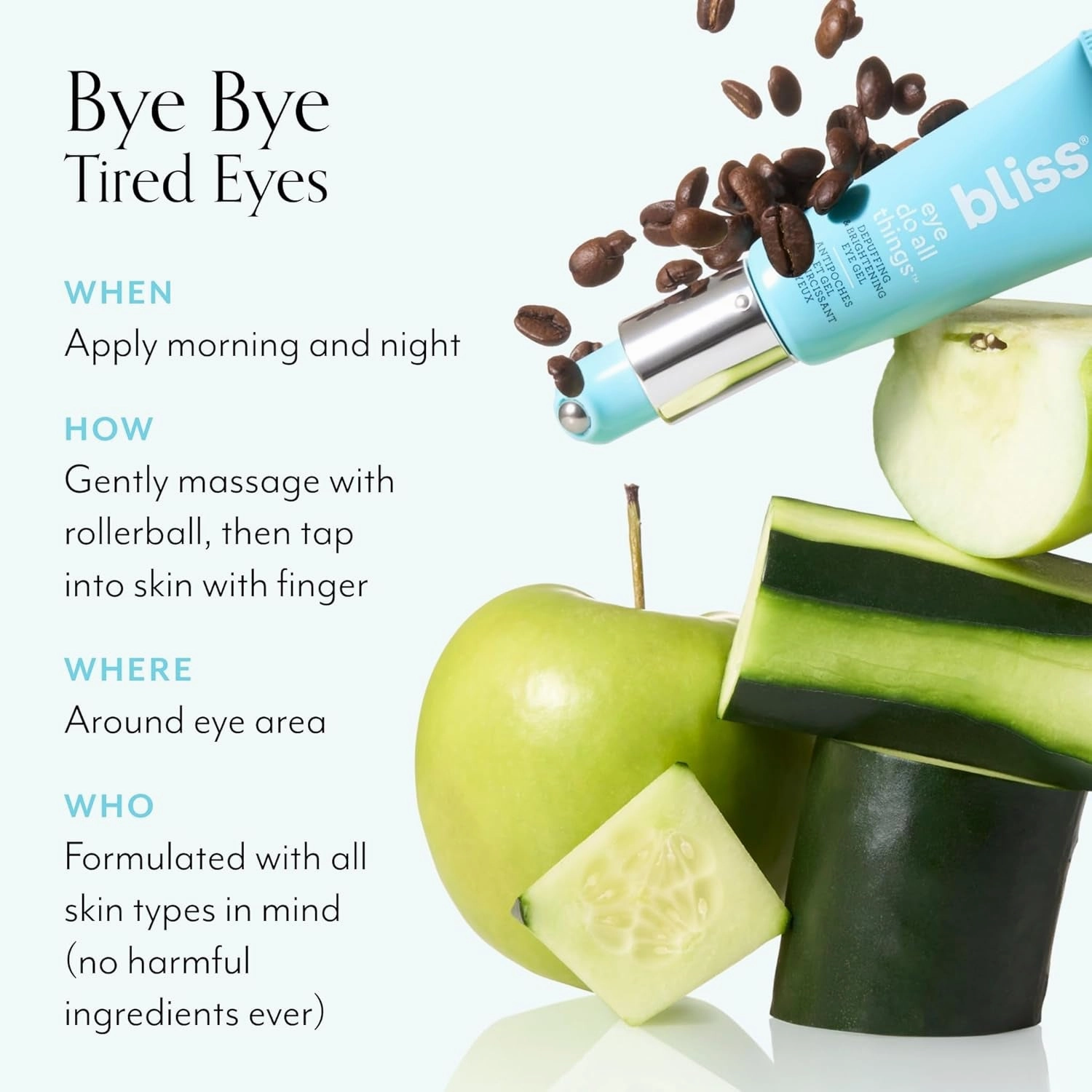 Eye Do All Things Hydrating Eye Gel Depuff & Brighten Straight-From-The-Spa Paraben Free, Cruelty Free 0.7 Fl Oz