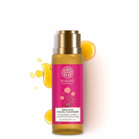 F.orest Essentials Delicate Facial Cleanser Mashobra Honey, Lemon & Rosewater (Face Wash)