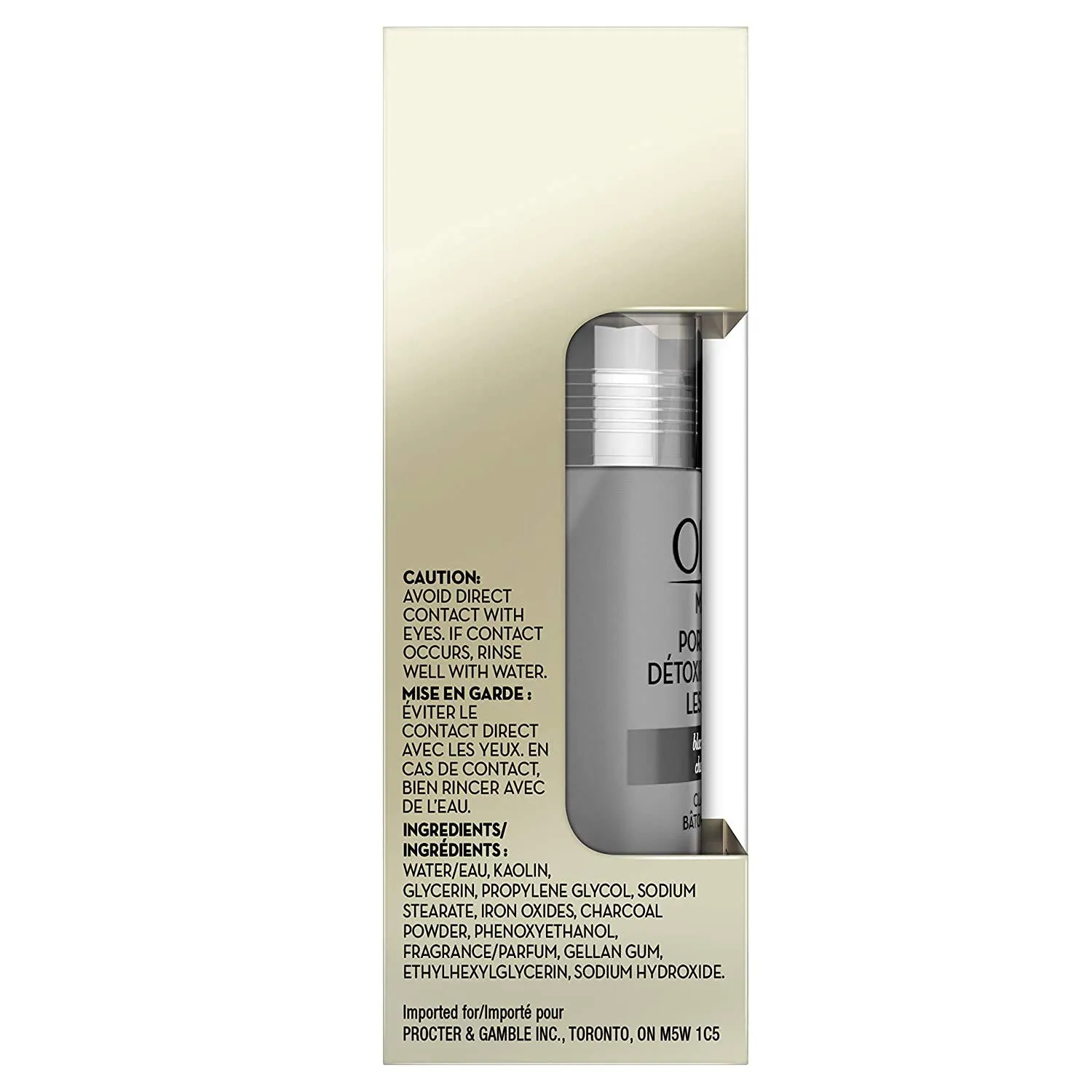 Face Mask by Olay, Clay Charcoal Facial Mask Stick, Pore Detox Black Charcoal, Spa and Beauty Gift for Women 1.7 Oz