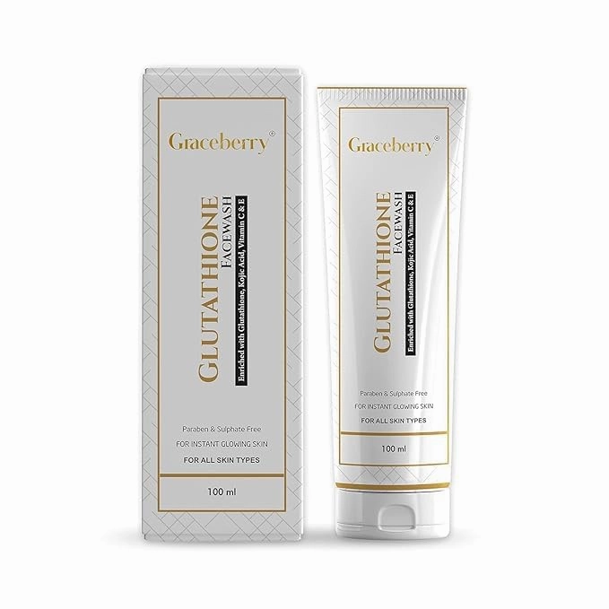 Face Wash with Vitamin C & E, Glycolic acid and Kojic Acid For Deep Cleansing | Face Wash For Woman & Men | All Skin Type | 100GM