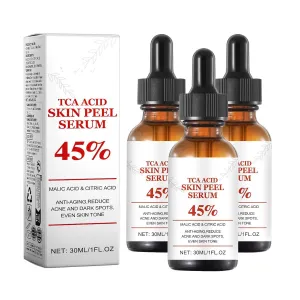 Facial Peeling Serum, Skin Exfoliant for Face,Gentle Skin Peeling Solution for Rough Pores Wrinkles,Moisturizing Beauty Skin Care Antiaging Essence,Delay Aging,Suitable for All Skin Types (3pc)