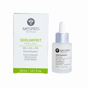 Facial Serum Peeling with PHA AHA BHA Exfoliant and PerfectionPeptide P3 | Age-Defying Pore Refining Formula - Advanced Face Serum (1.01 fl oz)