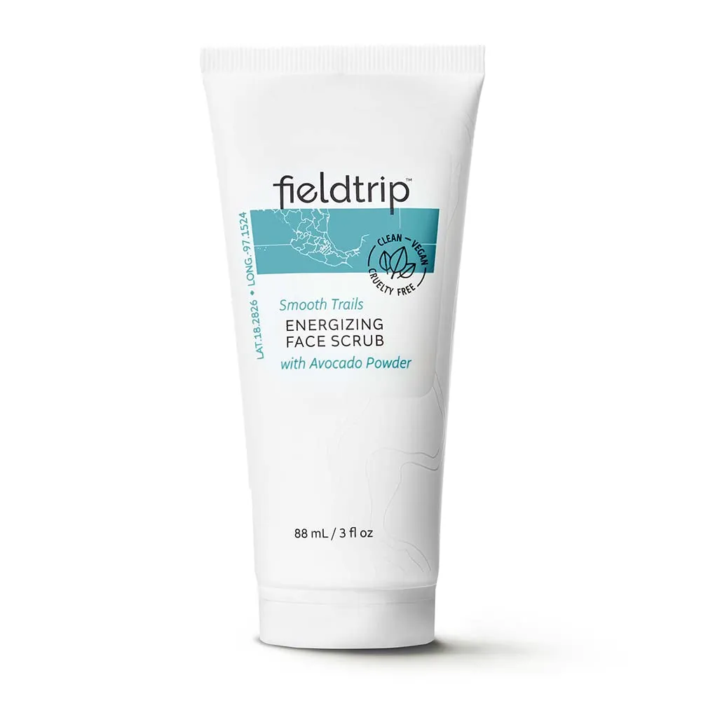 Fieldtrip Smooth Trails Energizing Face Scrub with Avocado Powder, 3 fl oz