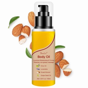 Firming Body Oil – Luxury body oil after shower for Women with Sweet Almond, Olive and Evening Primrose, Fast-Absorbing Skin Hydrating and Firming &Toning for the Full Body – 3.38 Oz
