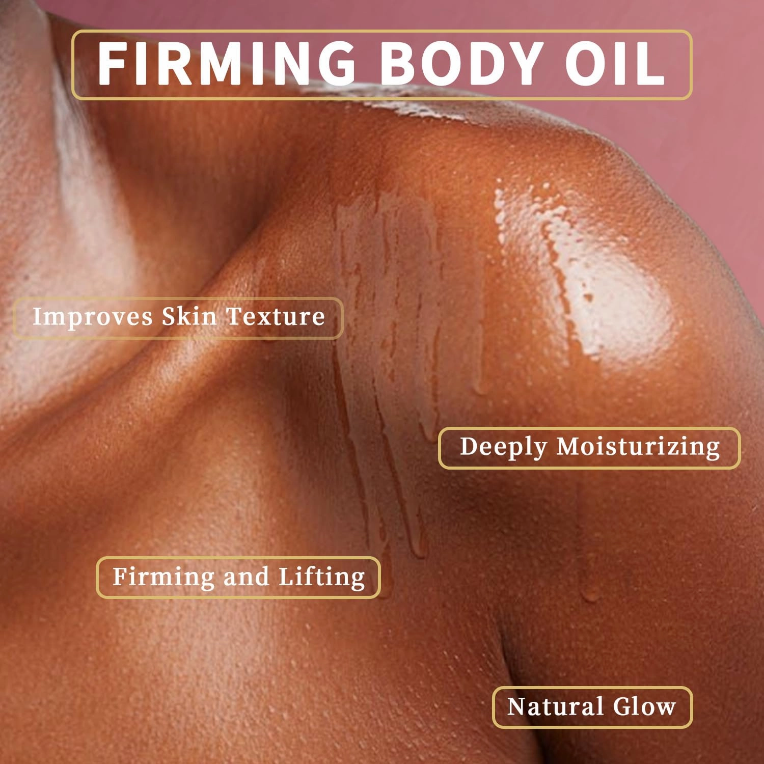 Firming Body Oil – Luxury body oil after shower for Women with Sweet Almond, Olive and Evening Primrose, Fast-Absorbing Skin Hydrating and Firming &Toning for the Full Body – 3.38 Oz