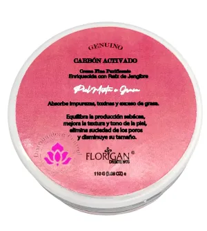 Florigan Activated Charcoal Night Detoxifying Face Cream 110grs.