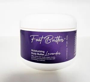 Foot Butter by Dr Ron Lavender & Vanilla Moisturizing Body Butter 8 oz