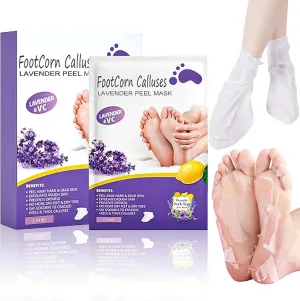 Foot Peeling Mask Exfoliant for Peeling Off Calluses, Natural Exfoliator for Dry Dead Skin, Callus, Repair Rough Heels Soft Smooth Touch