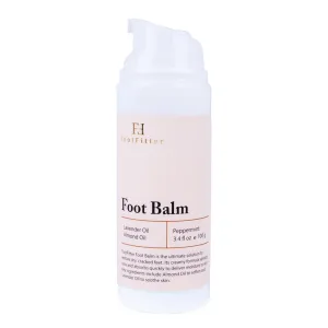 FootFitter Foot Repair Balm, Intensive Exfoliating, Moisturizing & Healing Oil for Dry Skin, Restores & Softens Cracked Feet & Toes with Natural Oils (Made in USA) 3.4 fl. oz.