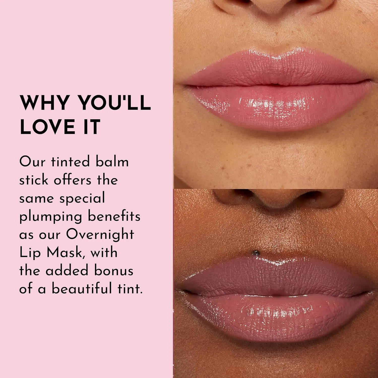 Forget the Filler Lip Plumping Line Smoothing Tinted Balm - Posey - Premium Tinted Lip Balm with Natural Ingredients to Plump and Smooth Lips for a Firmer, Fuller Look - 0.09 oz