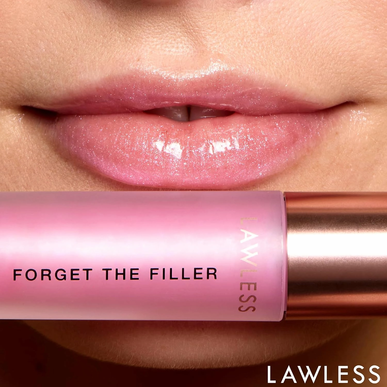 Forget the Filler Lip Plumping Line Smoothing Gloss - Daisette - Premium Volumizing Lip Gloss with Natural Ingredients Designed to Plump, Firm, and Hydrate Lips 0.11 oz