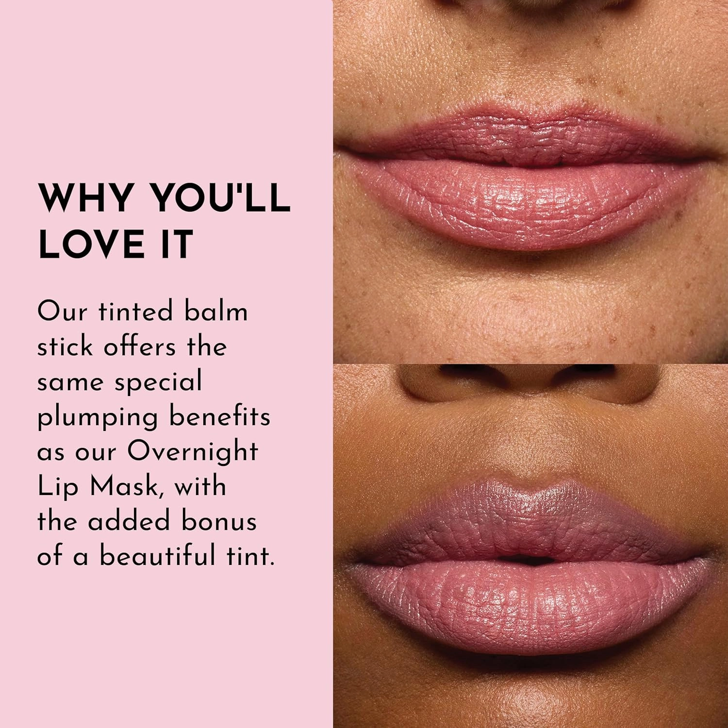 Forget the Filler Lip Plumping Line Smoothing Tinted Balm - Sweetie - Premium Tinted Lip Balm with Natural Ingredients to Plump and Smooth Lips for a Firmer, Fuller Look - 0.09 oz
