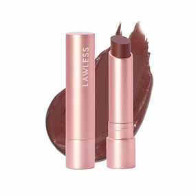 Forget the Filler Lip Plumping Line Smoothing Tinted Balm, Amaretto, Brown, 0.09 Ounce