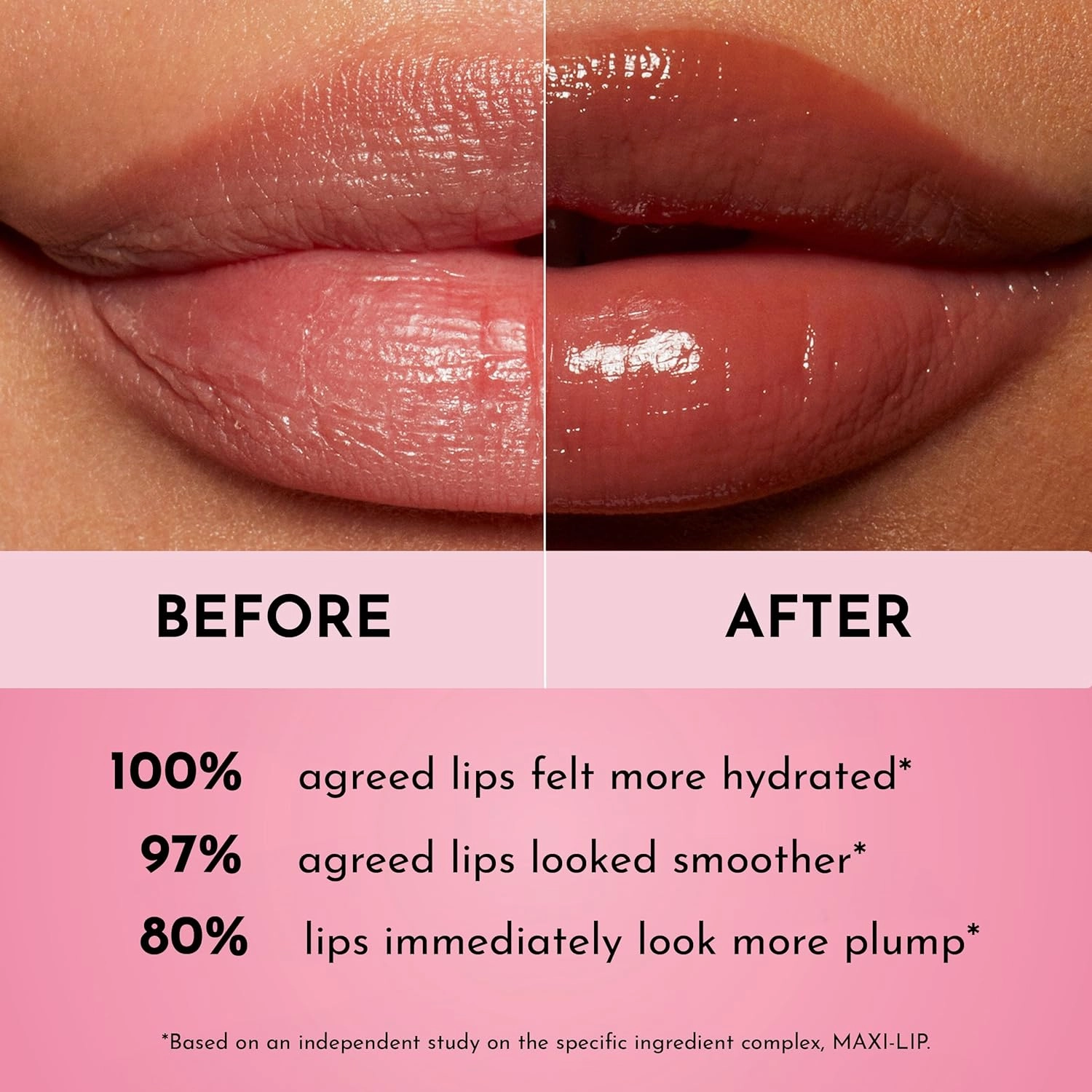 Forget the Filler Lip Plumping Line Smoothing Tinted Balm, Amaretto, Brown, 0.09 Ounce