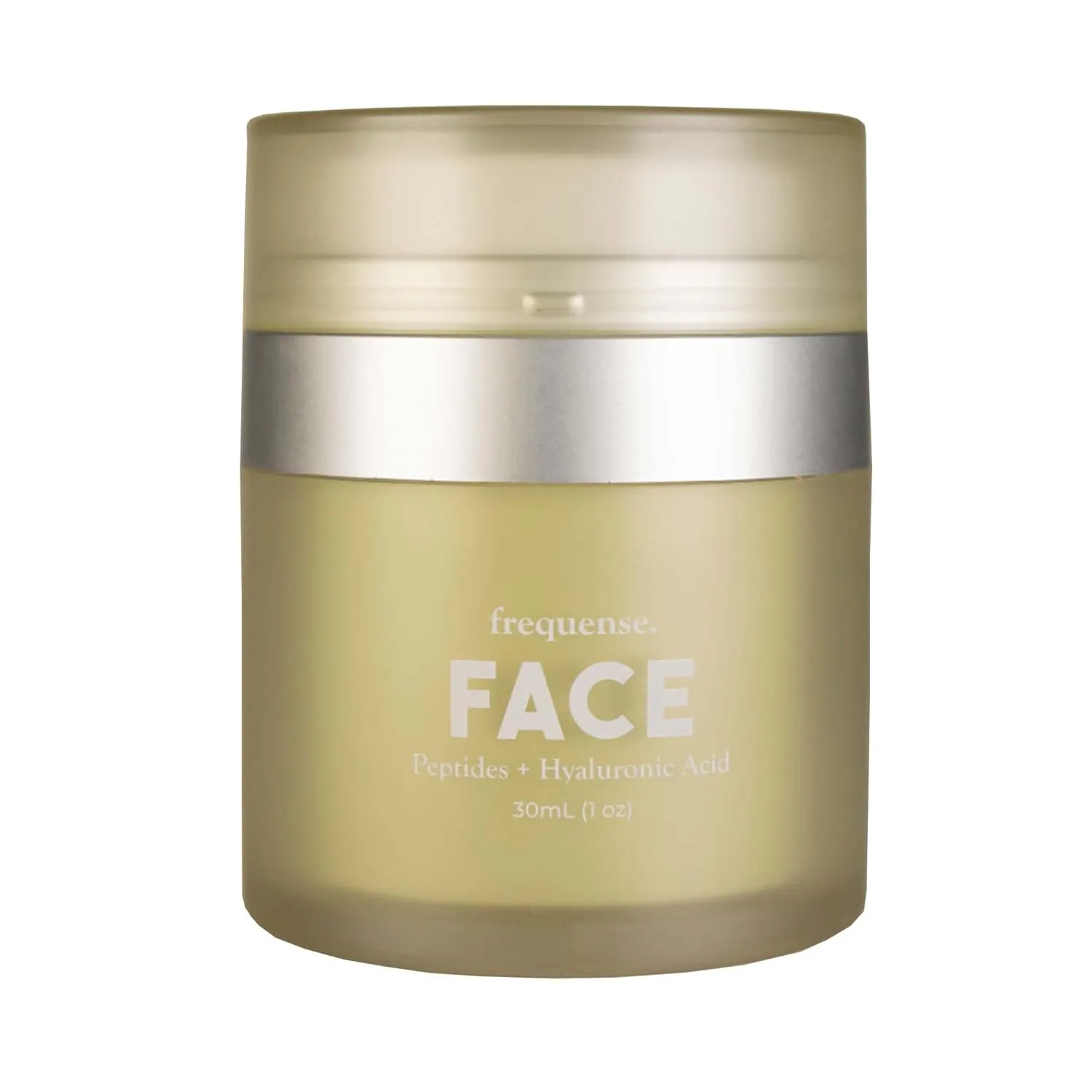 FREQUENSE Face Cream - Skincare with Peptides & Emollients - Hydrate, Revitalize & Rejuvenate Skin - Reduces Fine Lines & Boosts Elasticity - 30ml
