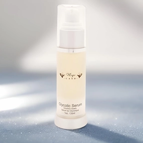 Glycolic Acid AHA Blend Serum Promotes the removal of blemishes and dark spots, acne scars promotes vibrant smooth glowing skin, Exfoliant for Night or Day.