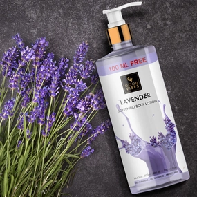 Good Vibes Lavender Softening Body Lotion | Anti-Acne, Anti-Ageing | No Parabens, No Sulphates, No Animal Testing (400ml   100 ml free)