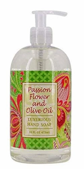 Greenwich Bay Trading Co Scented Liquid Hand Soap in Beautiful Packaging - 16 Ounce Bottle (Passion Flower)