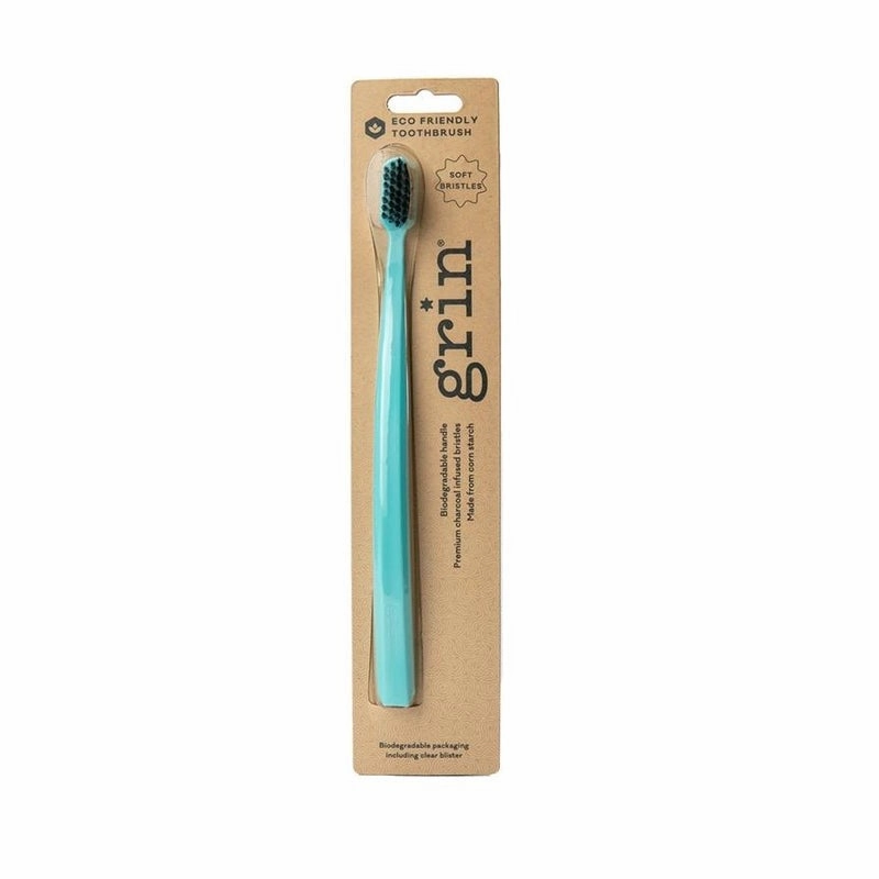 Grin Soft Biodegradable Toothbrush Mint