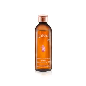 GULSHA Rose Micellar Water - Facial Cleanser & Makeup Remover, Fragrance-free Hydrating Cleanser, Softens the Skin, Formula designed in France for All Skin Types, Natural Origin, 200ml (6.76 fl oz)