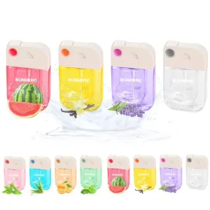 Hand Sanitizer, Hand Sanitizer Spray, Hydrating Spray for Hand, Portable Sanitizer spray Set ﻿for Travel Size, 500-Sprays Each Multi-Flavor(4Pcs)