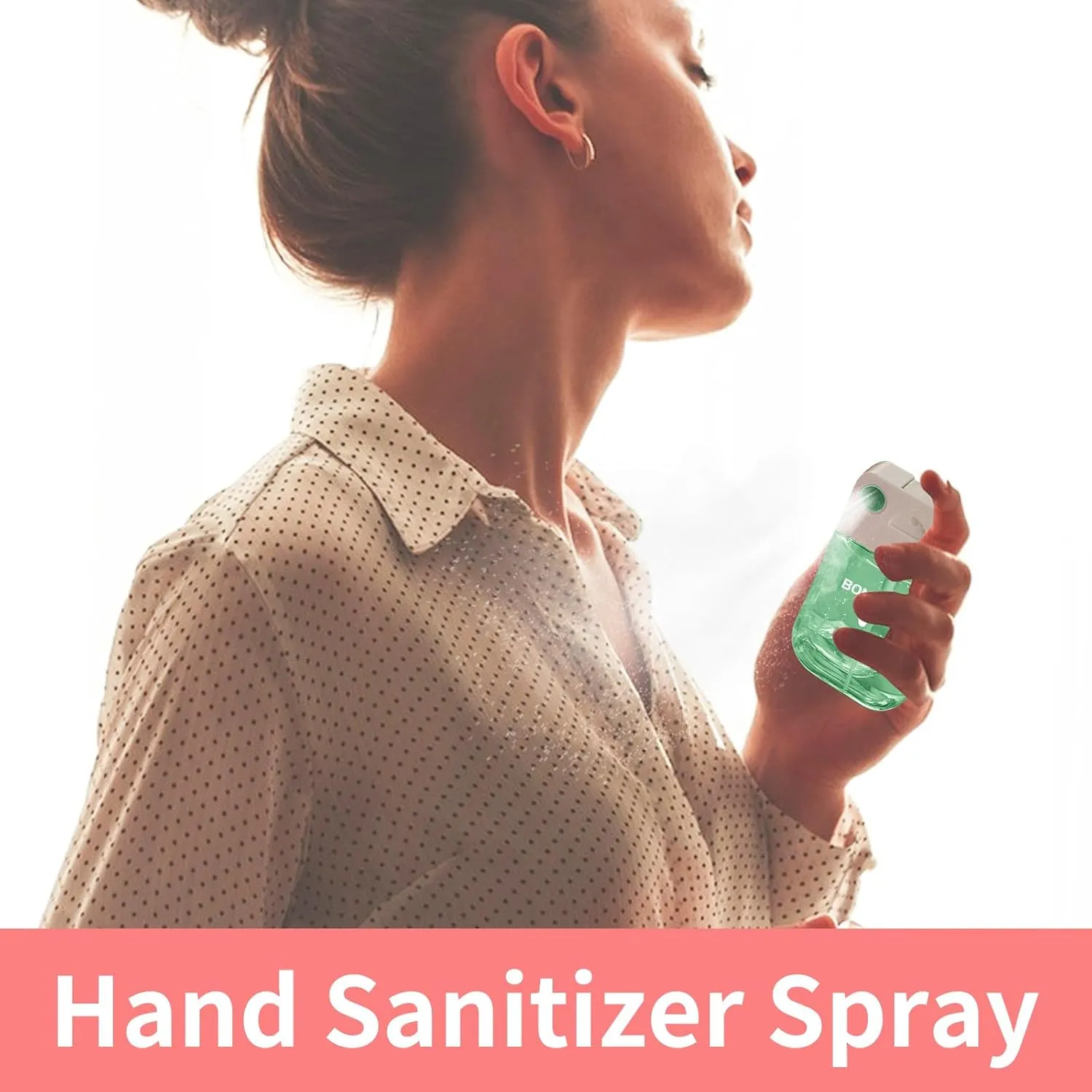 Hand Sanitizer, Hand Sanitizer Spray, Hydrating Spray for Hand, Portable Sanitizer spray Set ﻿for Travel Size, 500-Sprays Each Multi-Flavor(4Pcs)