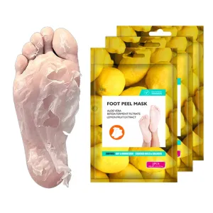 Happy Feet Foot Peel Mask, 03 Packs Original Exfoliant Foot Peel Mask, Callus Remover for Rough Cracked Dry Feet Dead Skin, Gift for Mom Dad