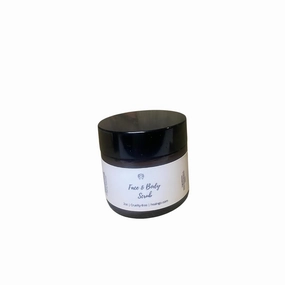 HealNGo Face & Body Scrub, Cleanser – Natural Exfoliant for Smooth Skin | Non-Comedogenic - Plant-Based Formula (2oz)