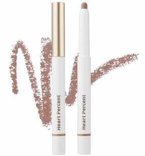 Heart Percent Dote On Mood Lip Pencil, Long-Lasting Creamy Lip Crayon Smooth Color Liner Retractable Lipstick Pencil 0.8g, #09. Cozy Brown